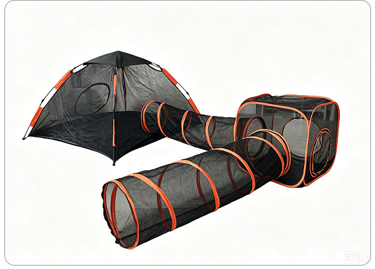 Pet dome folded for travel and storage – Furry Pals Store
